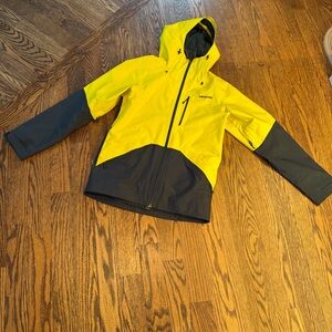 patagonia multi color ski jacket